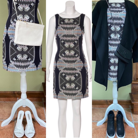 Mara Hoffman Silk Cutout Back Dress Sz 8 EUC - Picture 5 of 8